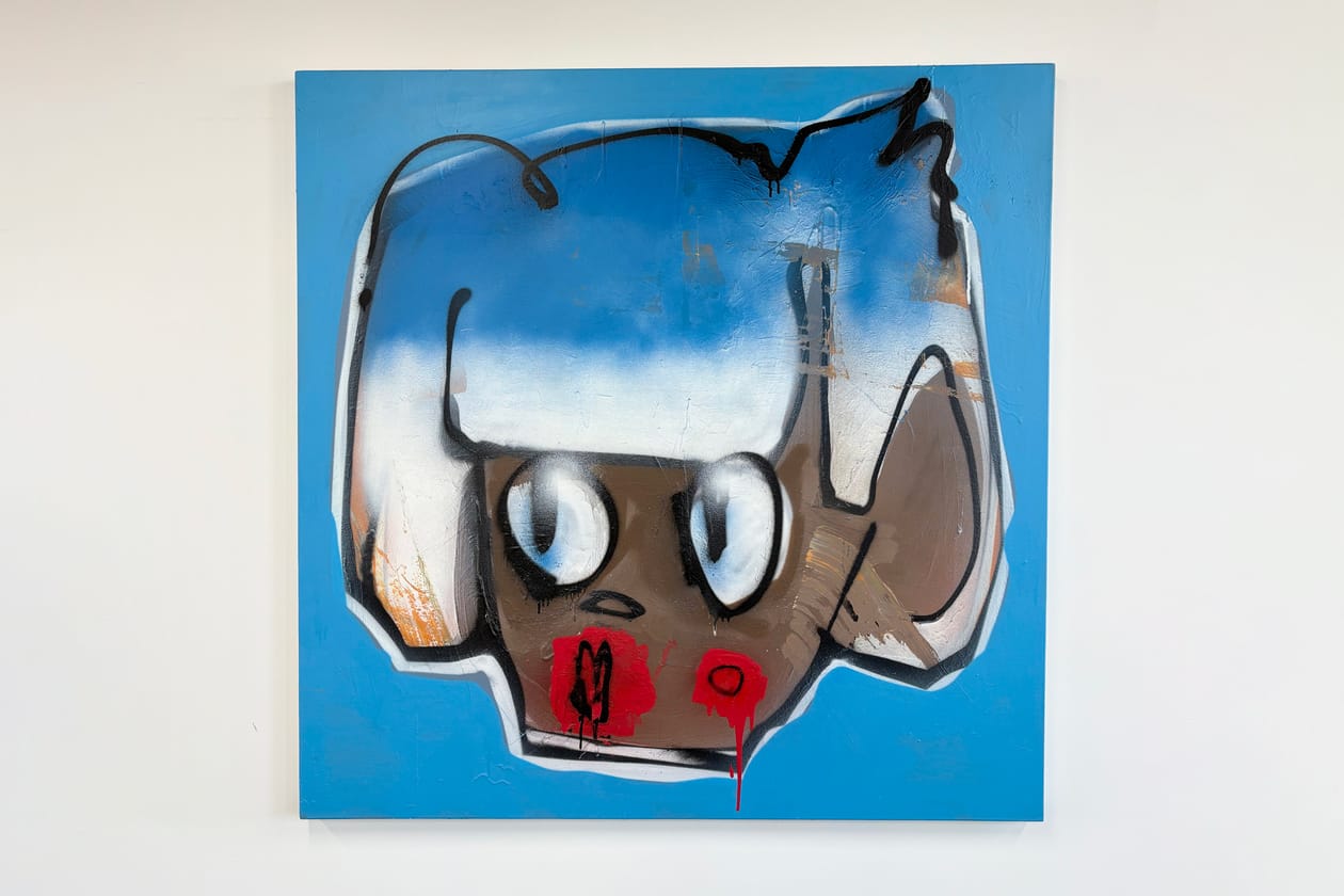 Tomas Gittins Opens Pursuit of Joy Debut Exhibition in London art artworks salomon sportstyle toxic arts gallery.