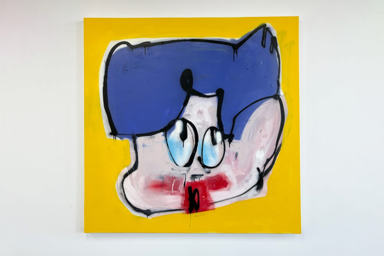 Tomas Gittins Opens Pursuit of Joy Debut Exhibition in London art artworks salomon sportstyle toxic arts gallery.