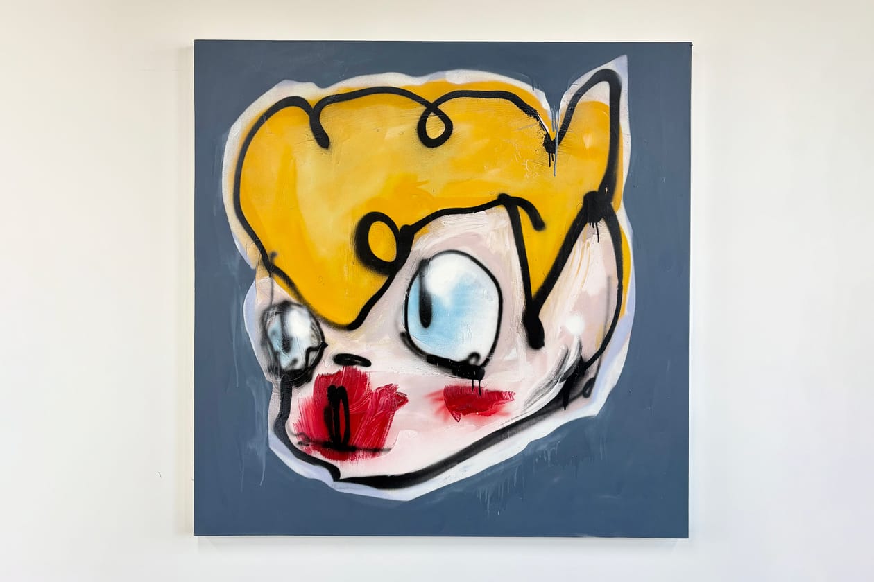 Tomas Gittins Opens Pursuit of Joy Debut Exhibition in London art artworks salomon sportstyle toxic arts gallery.