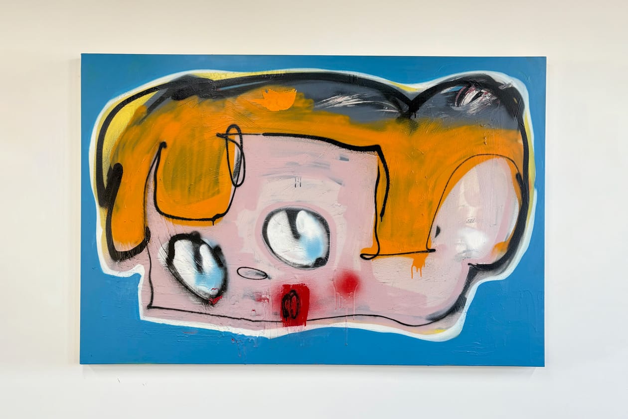 Tomas Gittins Opens Pursuit of Joy Debut Exhibition in London art artworks salomon sportstyle toxic arts gallery.