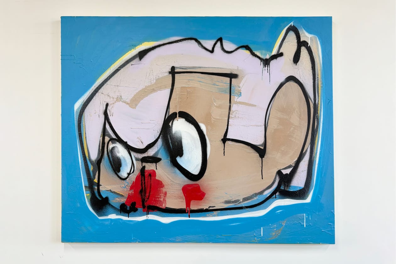 Tomas Gittins Opens Pursuit of Joy Debut Exhibition in London art artworks salomon sportstyle toxic arts gallery.