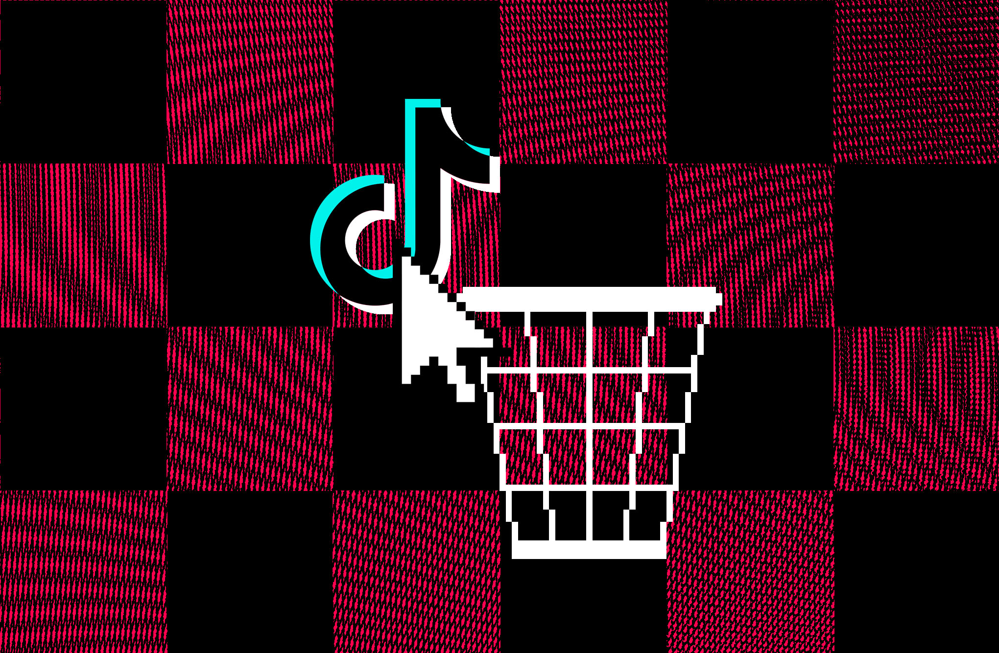 Photo illustration of Tik Tok app icon being deleted.