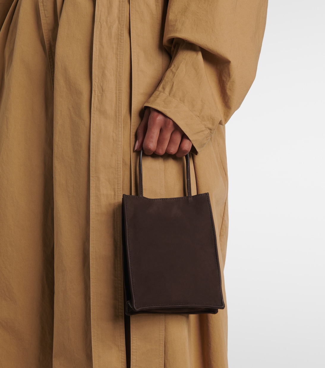 To Go Small Suede Tote Bag