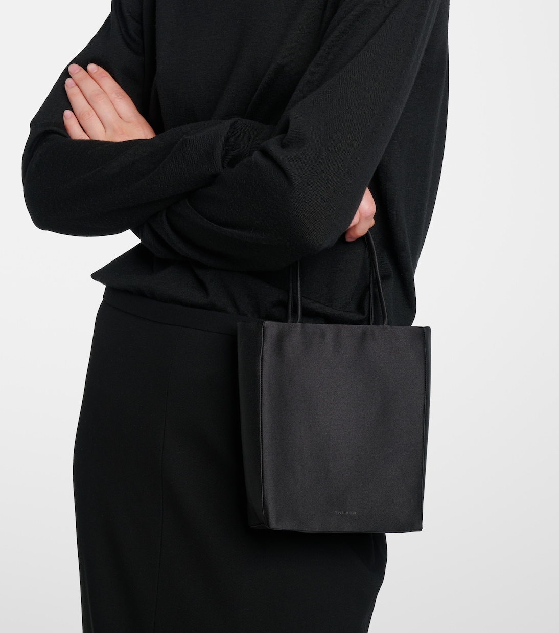 Cecily Mini Satin Shopper