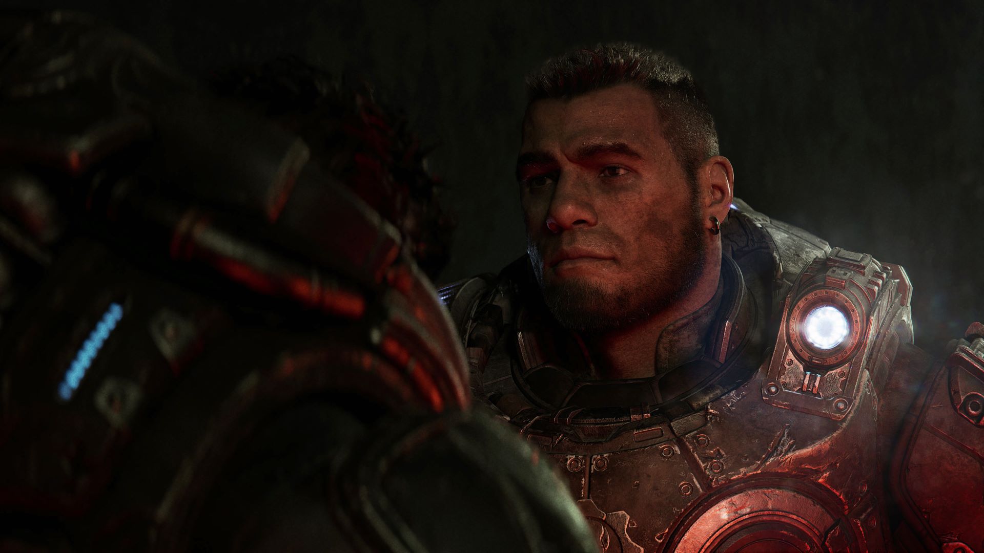 A screenshot from the video game Gears of War: E-Day