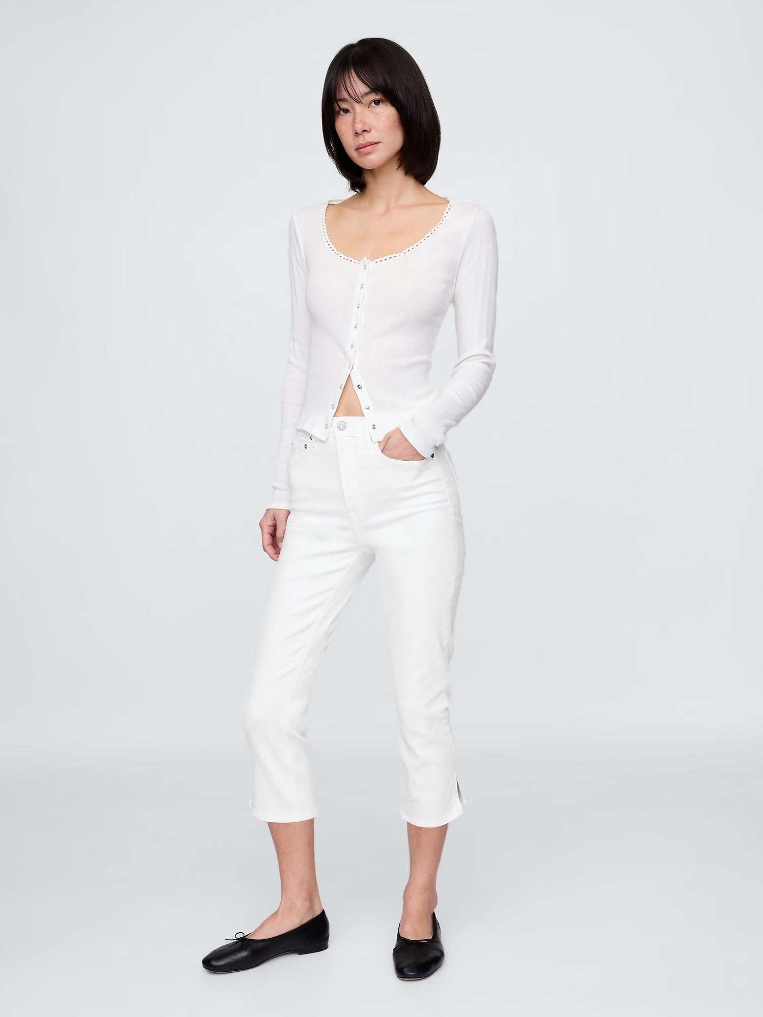 Gap, High Rise Capri Jeans