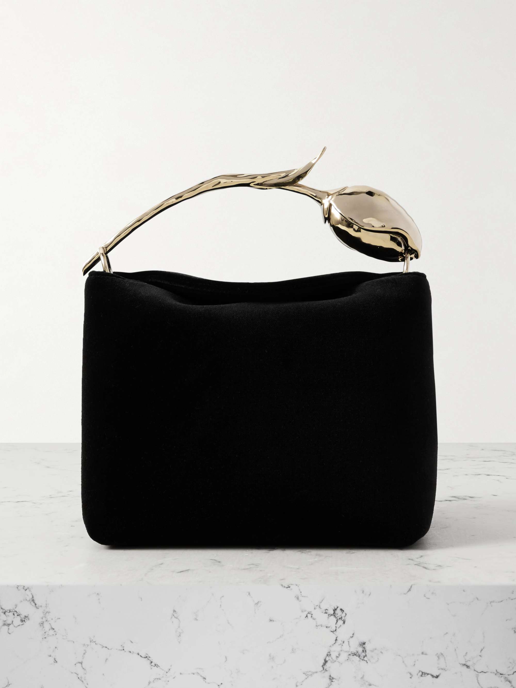 Bloom Mini Velvet Clutch Bag
