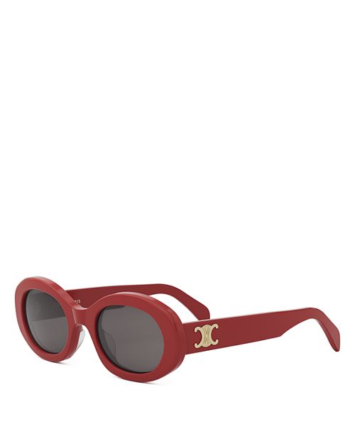 red celine triomphe sunglasses