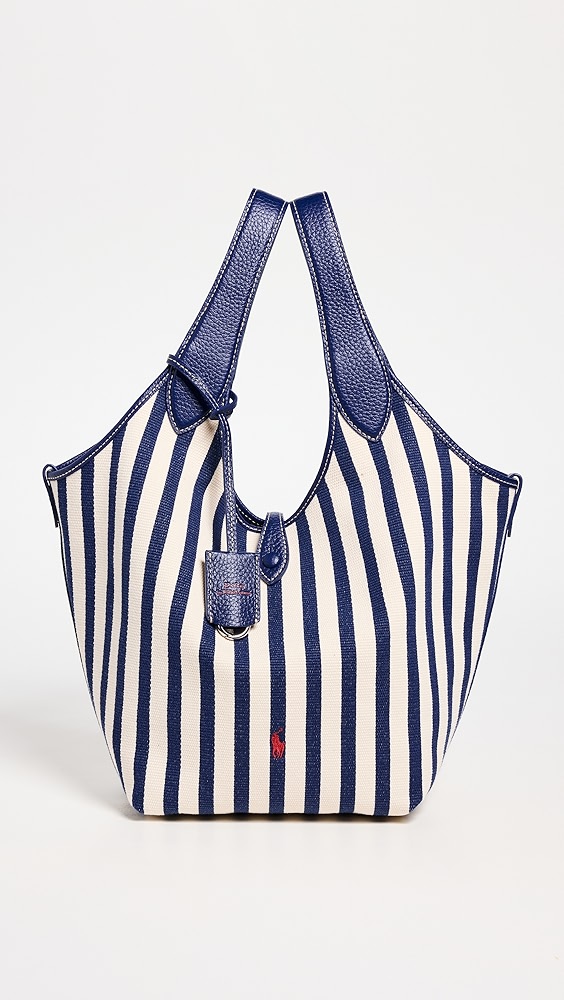 Polo Ralph Lauren Stripe Polo Canvas Tote