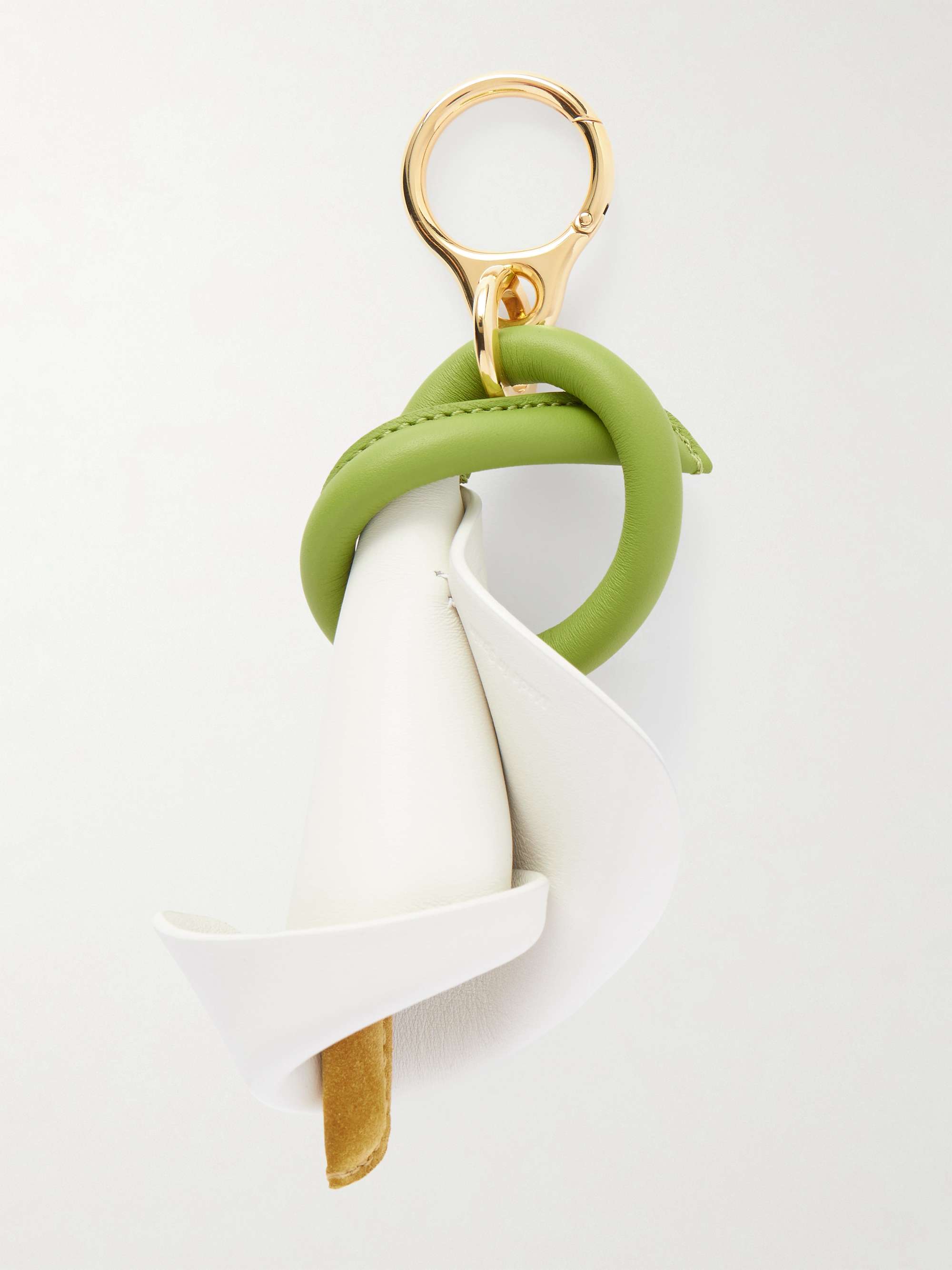 Calla Leather and Suede Charm