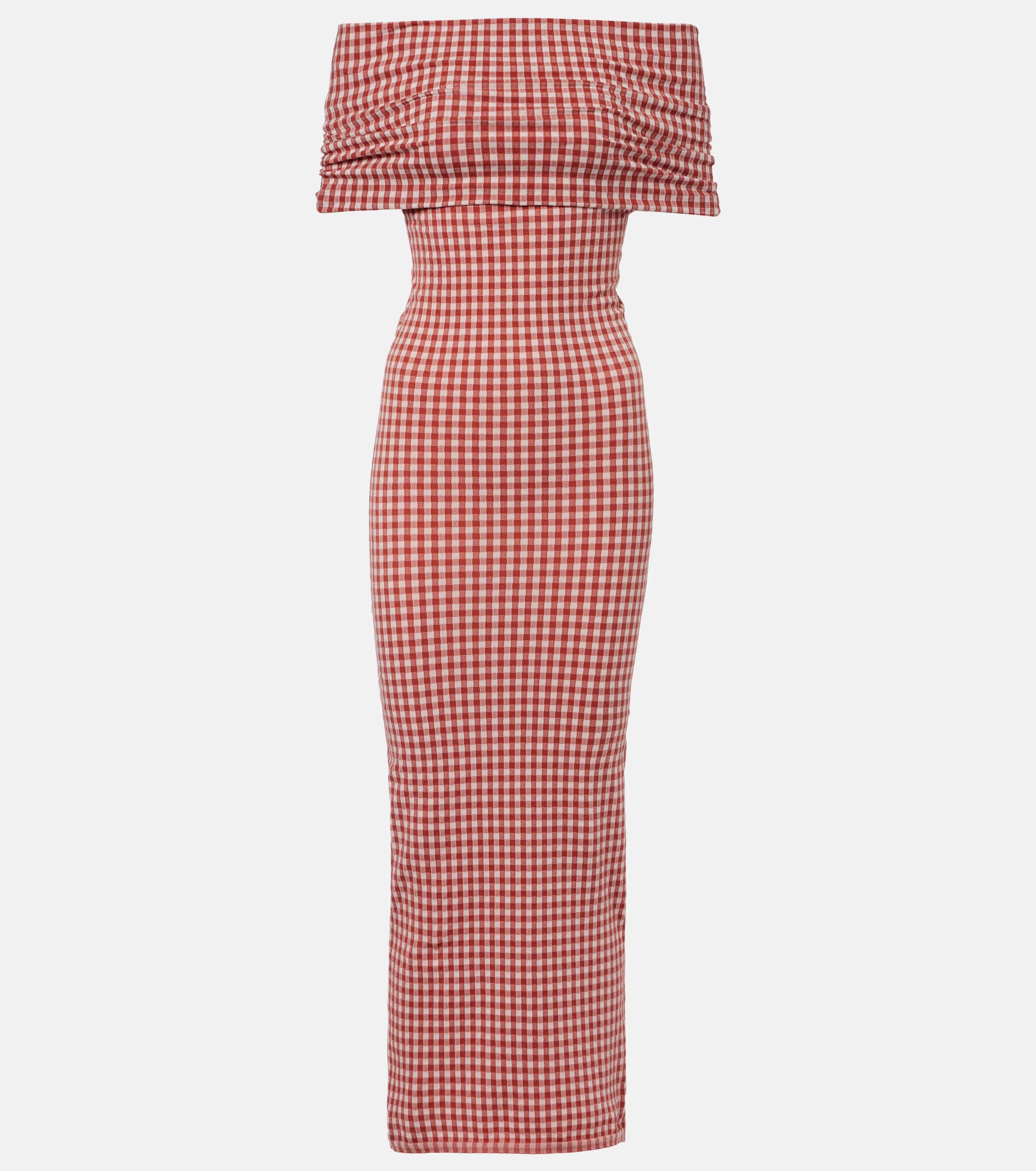 Alaïa, Checked Dress