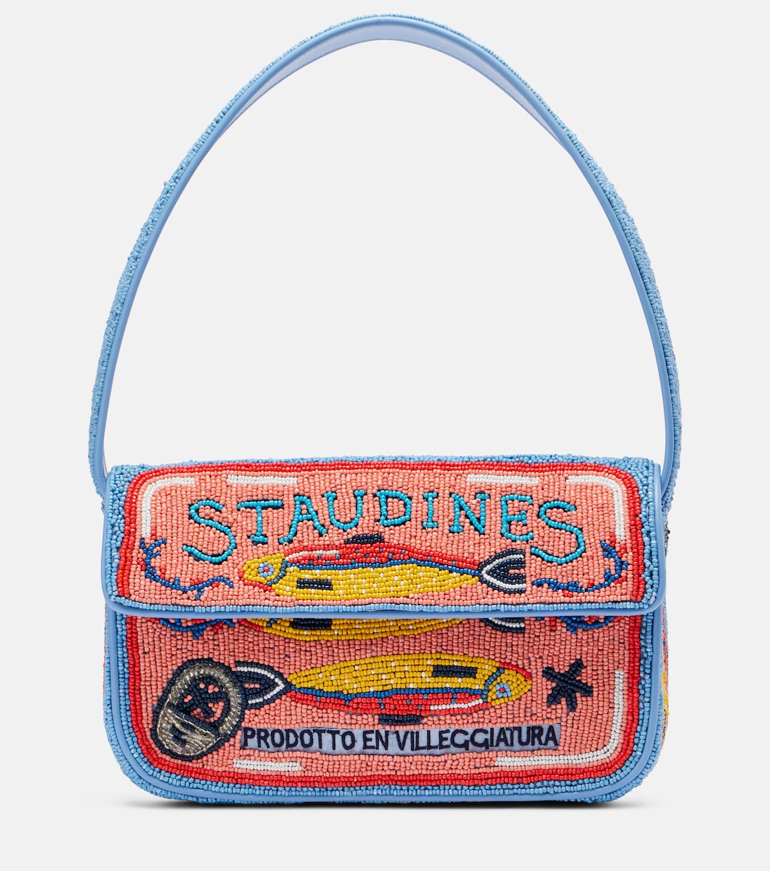 Tommy Beaded Shoulder Bag