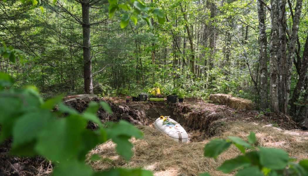 A mushroom casket marks a first for ‘green burials’ in the US