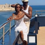 Aboard a Yacht in Sicily, There's Only One Sneaker Color to Wear With a White Sundress