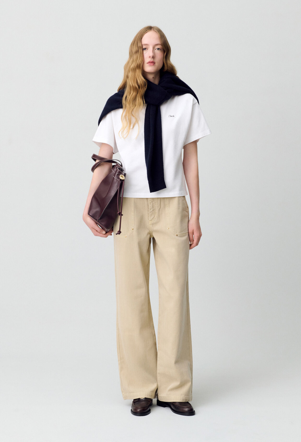 Straight Leg Denim Jeans