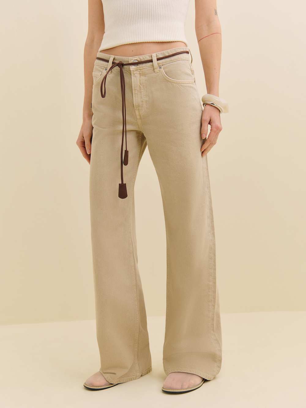 Cary Low Rise Slouchy Wide Leg Jeans