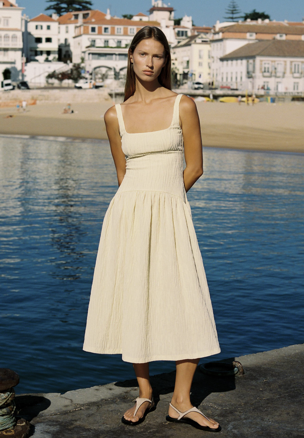 Textured Strappy Dress