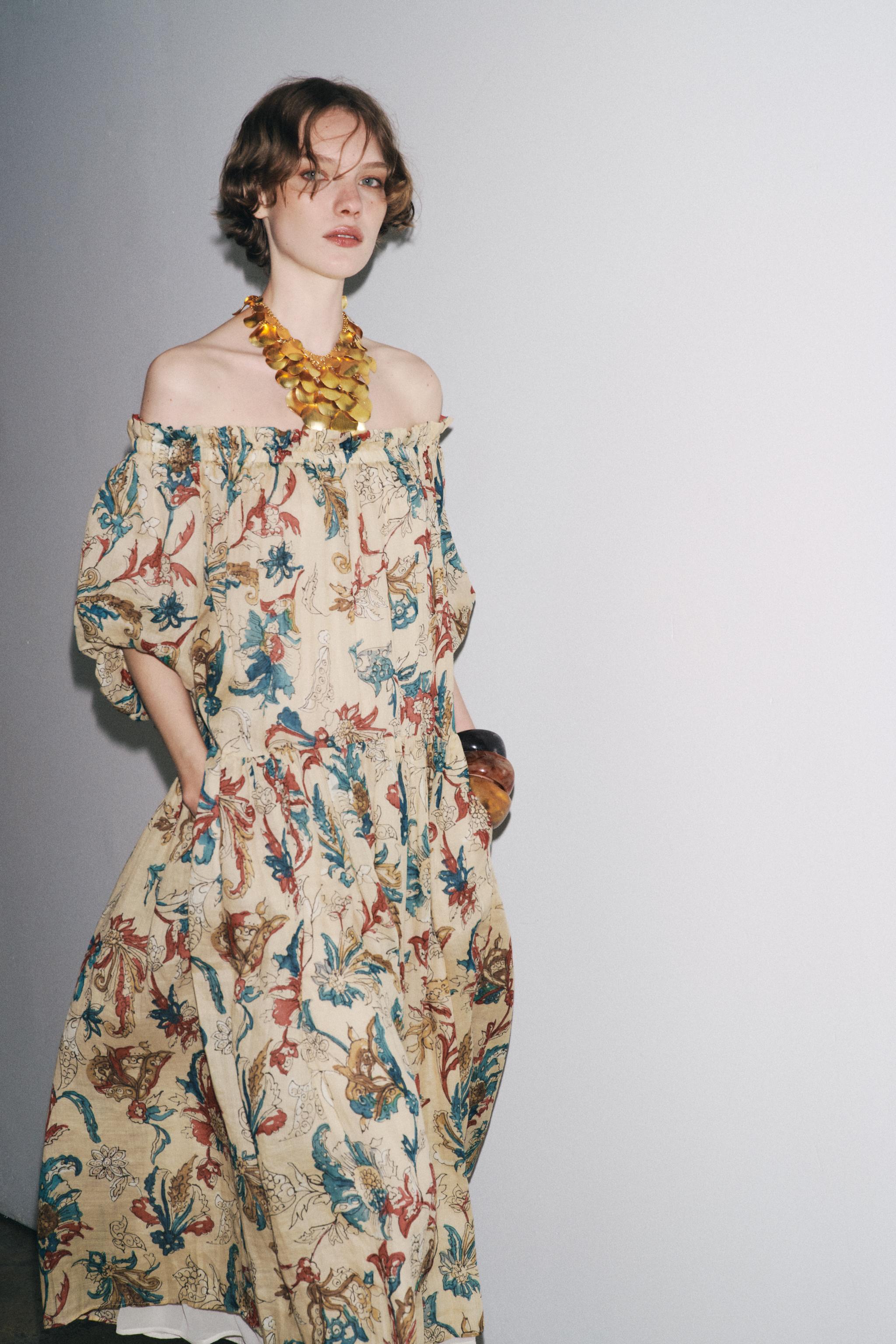 Zw Collection Printed Ramie Dress