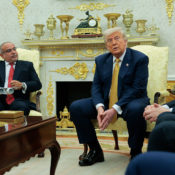 Donald Trump Continues To Play Dumb, Now Claims Barack Obama "Made Up" Epstein Files