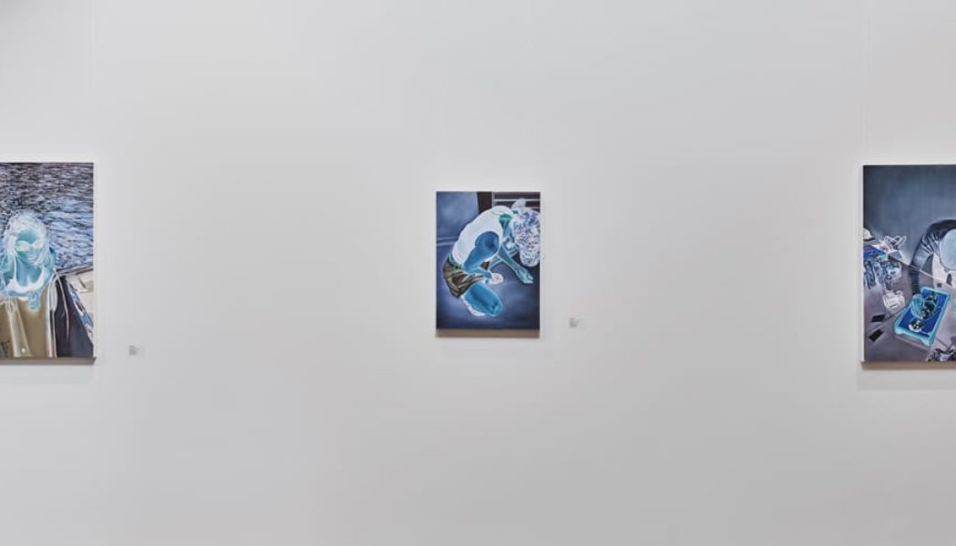 Dre Wilkin Inverts Paintings in 'When the Air is Blue'