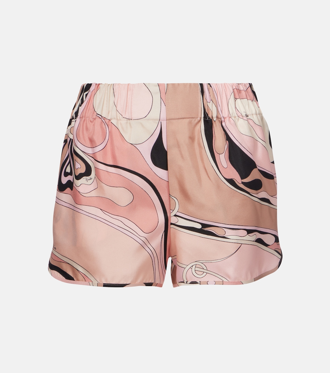 Orchidee Silk Twill Shorts
