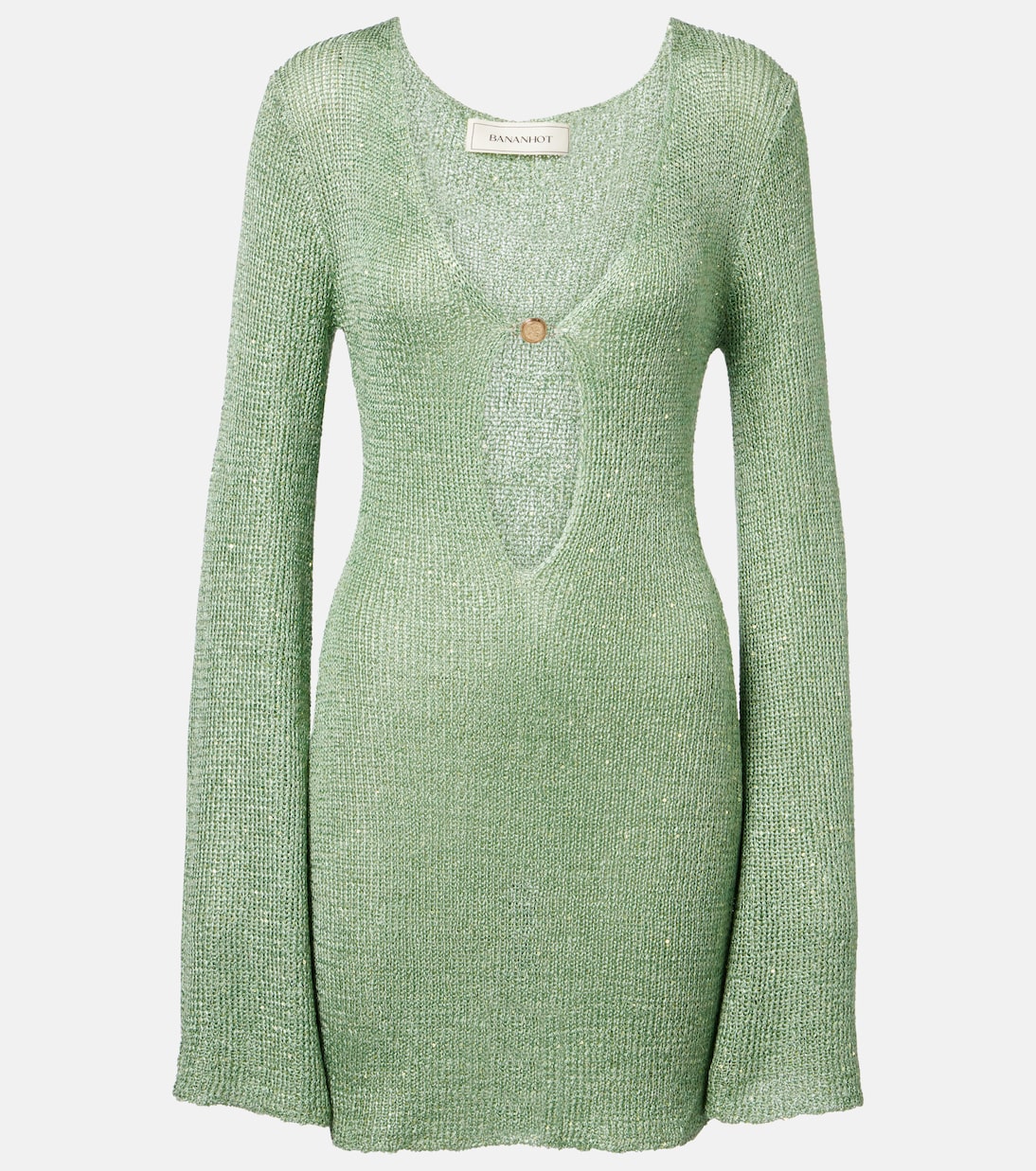 Rey Sequined Knitted Minidress