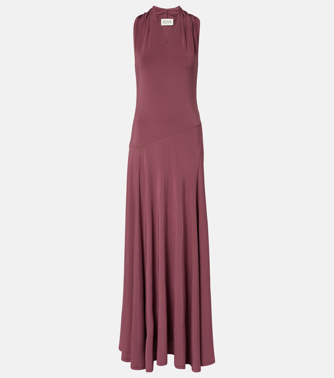 Vina Crêpe Maxi Dress