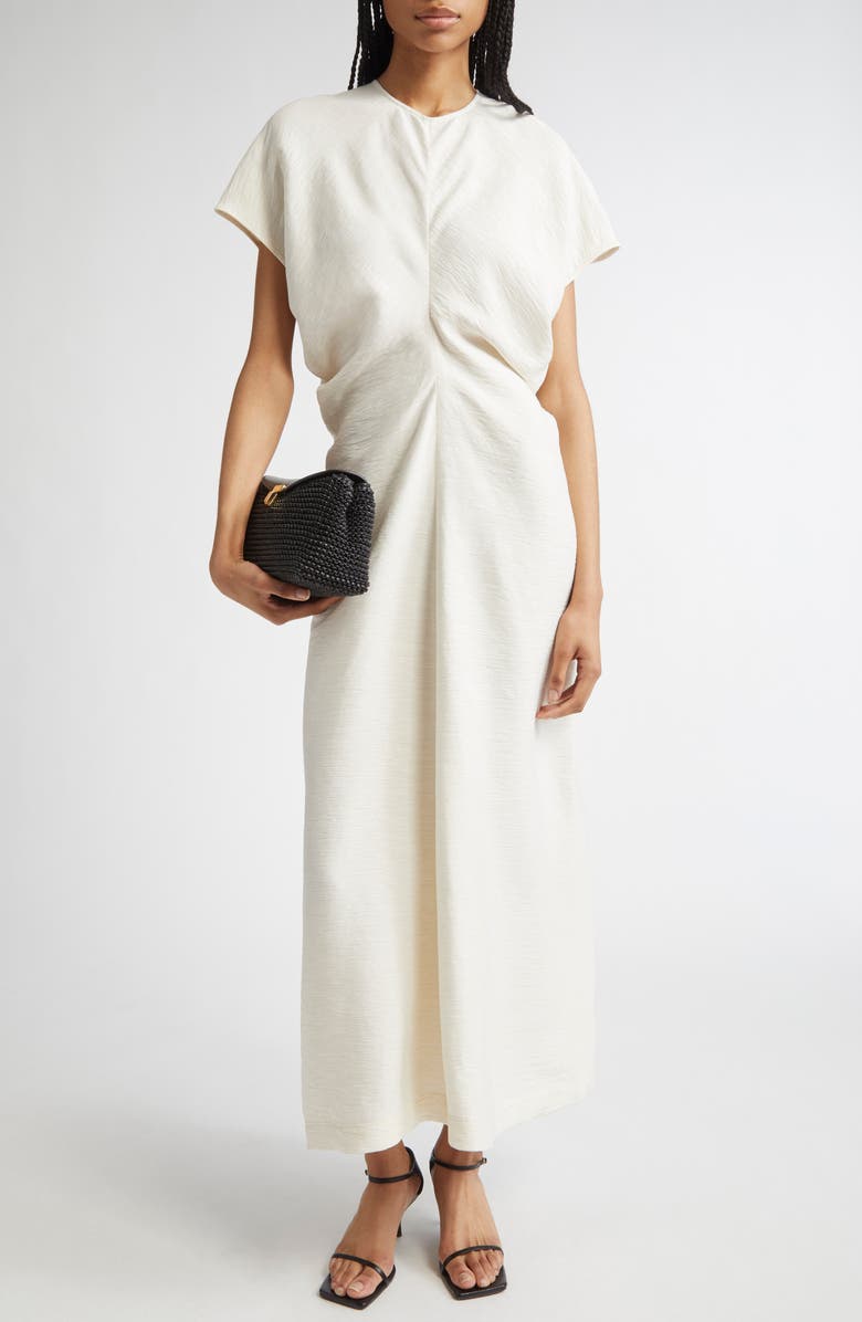 Crinkle Texture Knit Maxi Dress