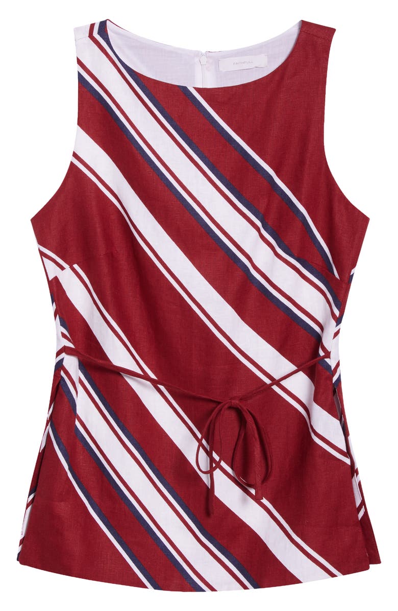 Miel Tie Waist Sleeveless Top