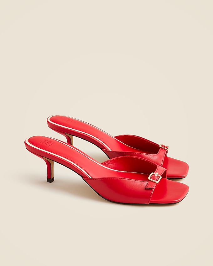 Rouje X J.crew Jolie Square-Toe Heels