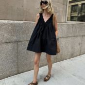 Fashion People Are Already Wearing Their Summer Minidresses With Autumn's New Shoe Trends