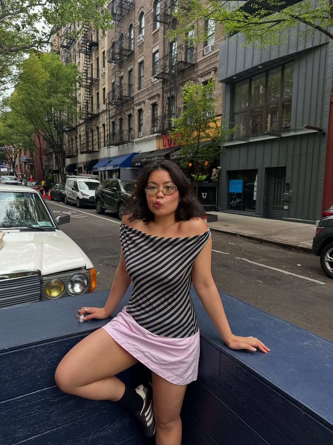 An image of Allison Ho with a tousled Riviera bob hairstyle.