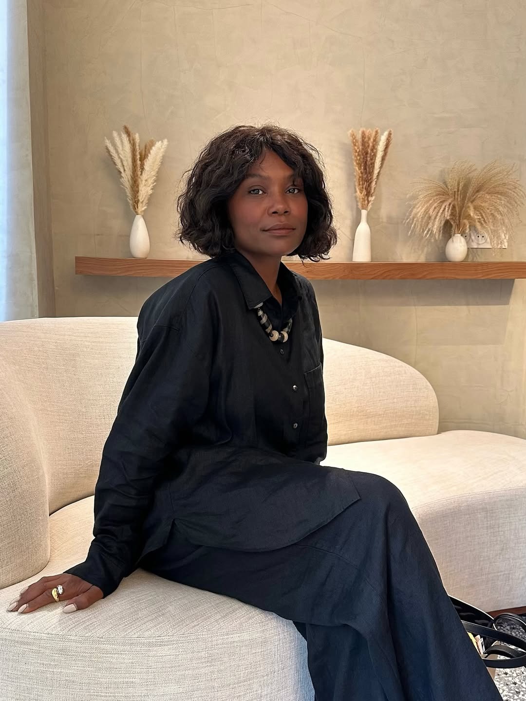 An image of Fran with a Riviera bob hairstyle.