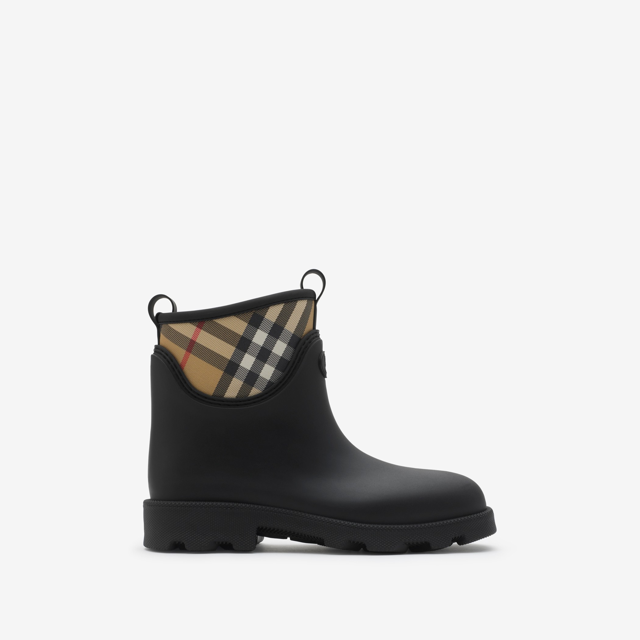 Burberry, Rubber Marsh Stamp Low Boots​ in Black 