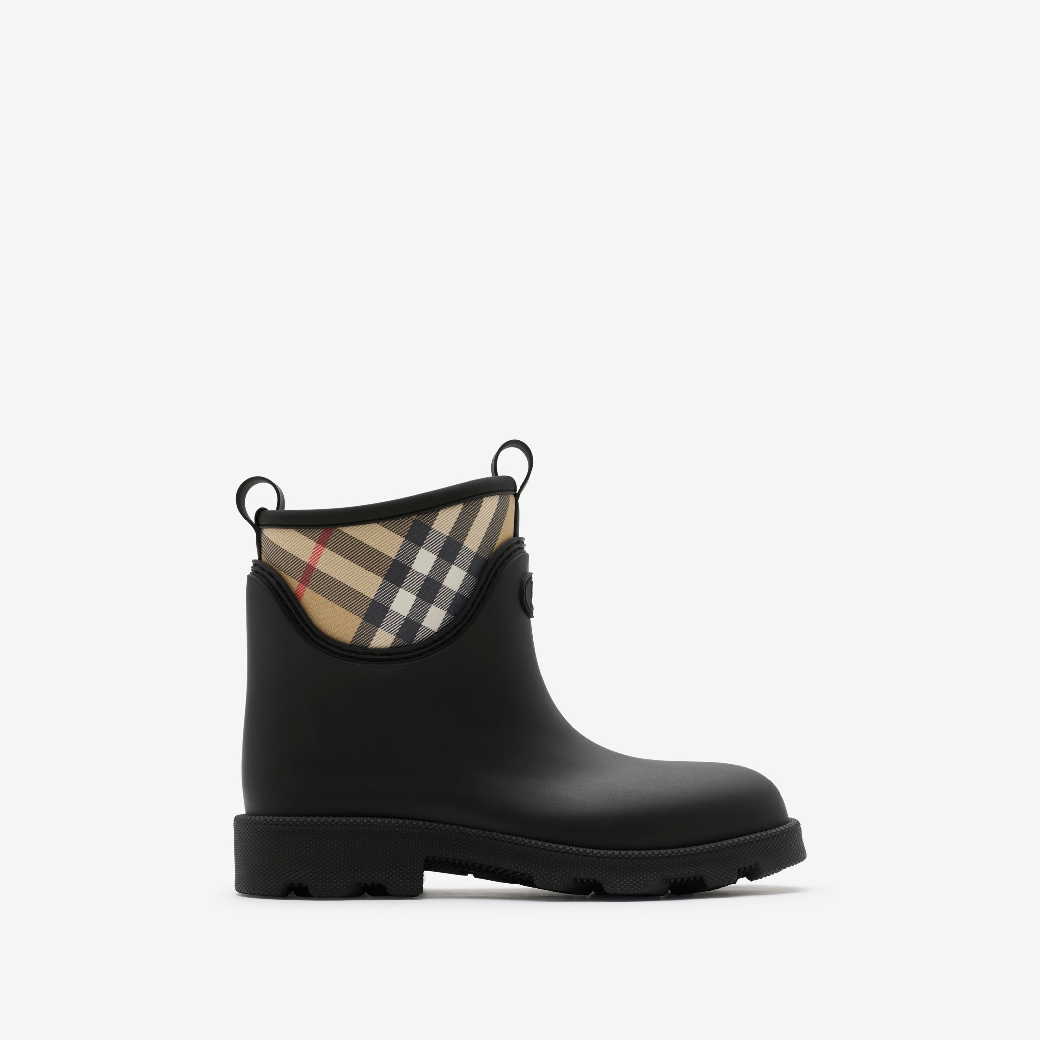 Burberry, Rubber Marsh Stamp Low Boots​ in Black 