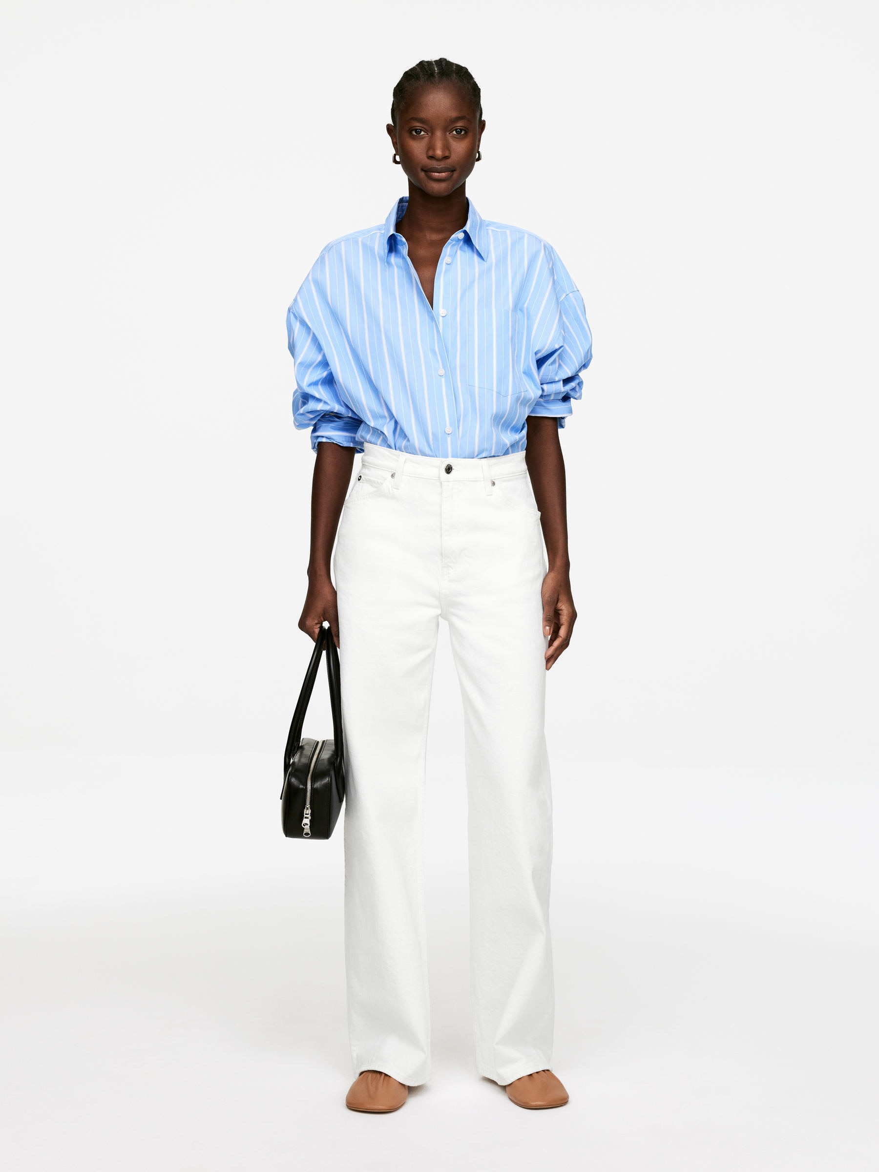 Lupine Flared Jeans – White – Women – Arket Gb