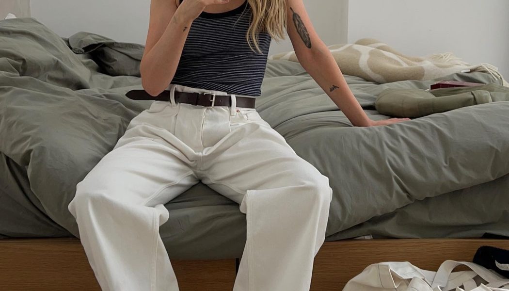 Forget Black Sandals—This Is the Elegant Colour That Makes White Jeans Look Their Chicest