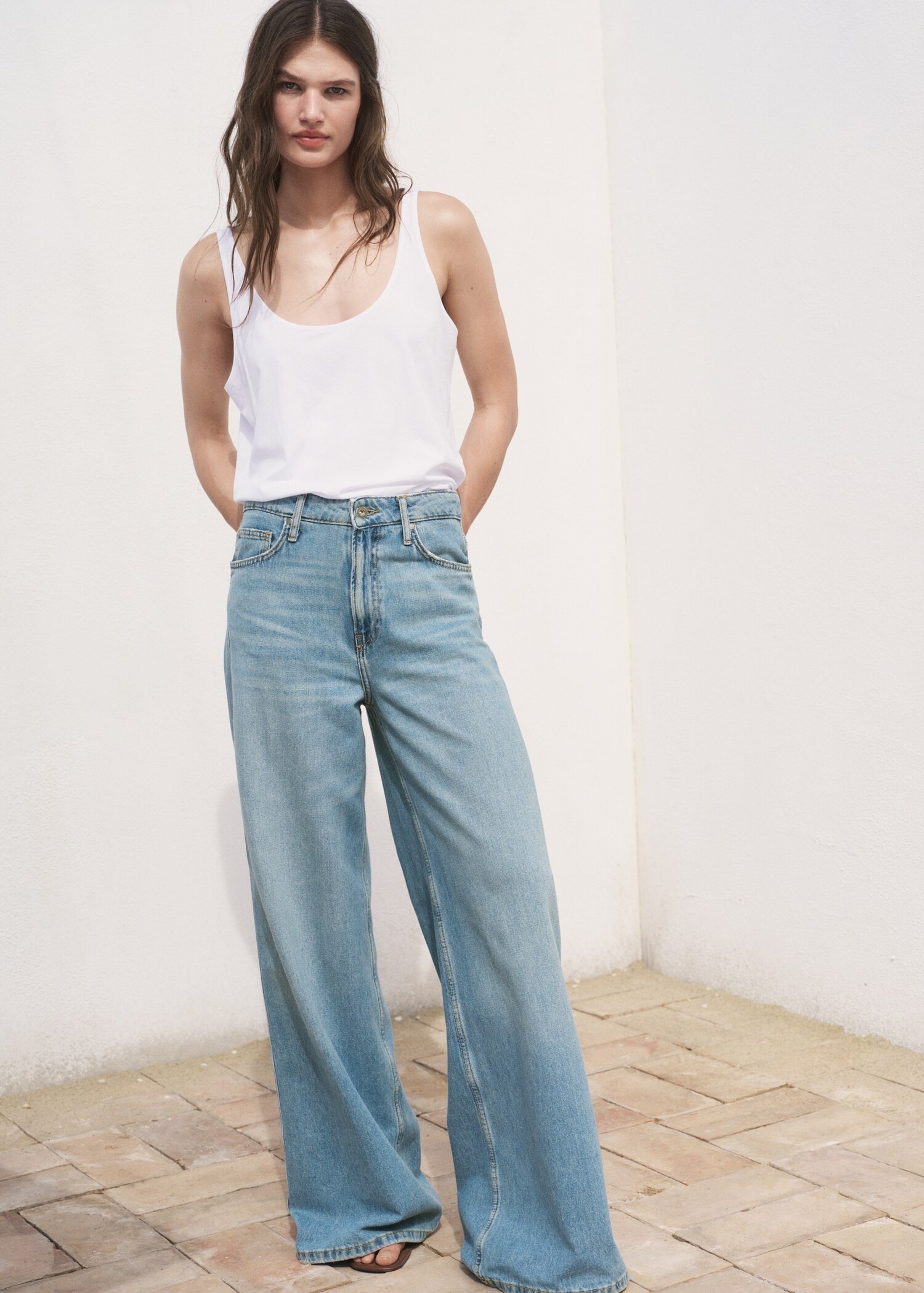 MANGO, High-Rise Wideleg Jeans - Women | Mango Usa