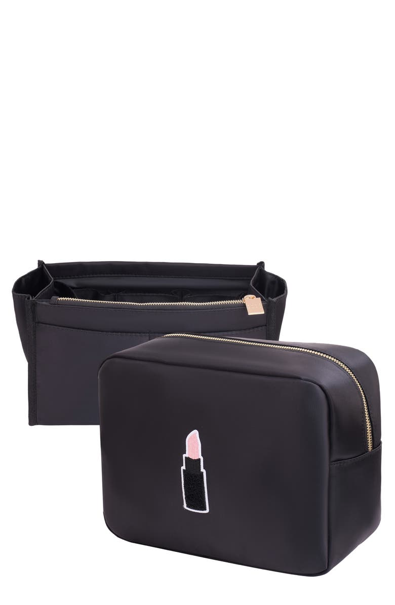 Xl Lipstick Patch Cosmetic Bag With Insert