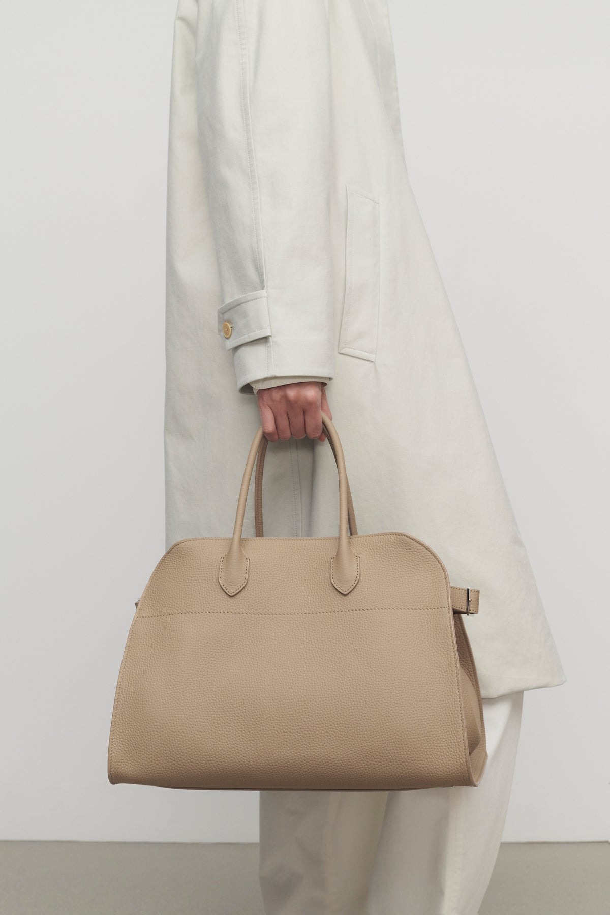 The Row Soft Margaux 15 Bag in Leather