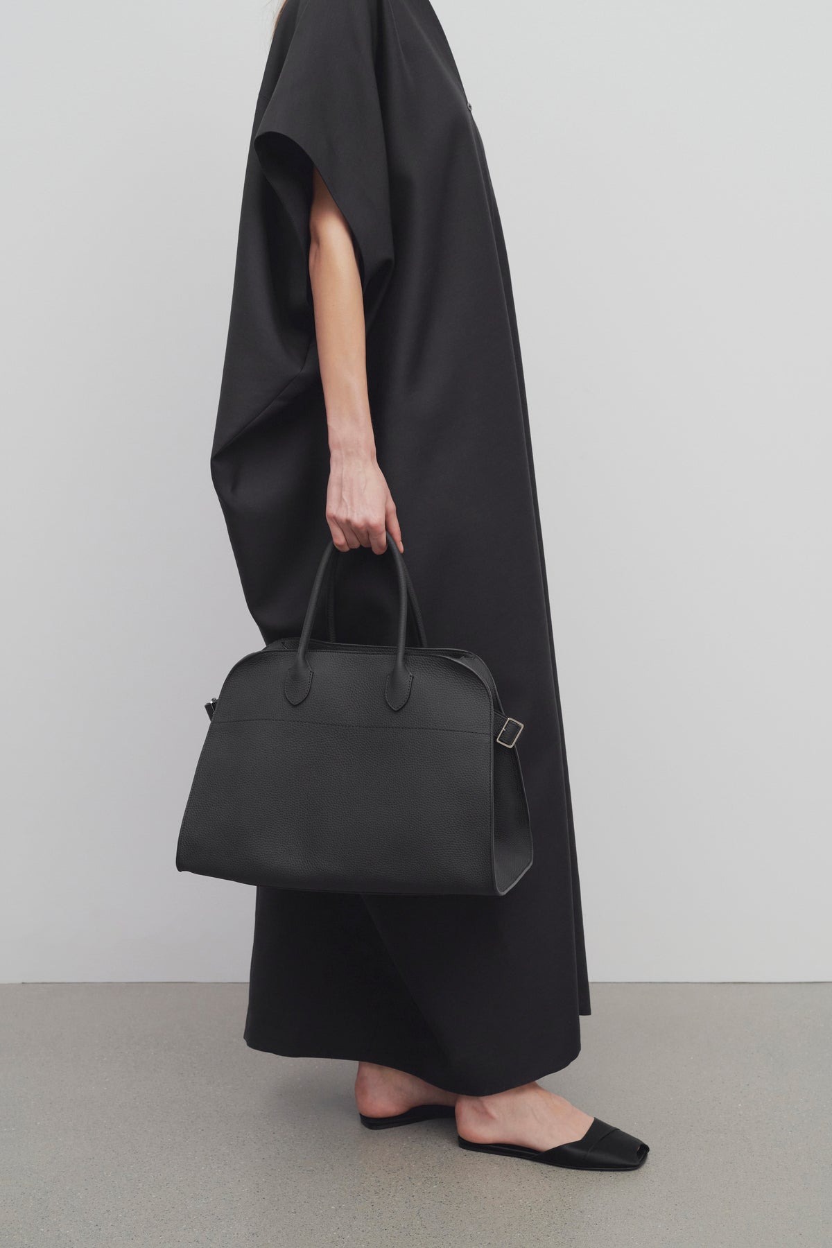 The Row Soft Margaux 15 Bag in Leather