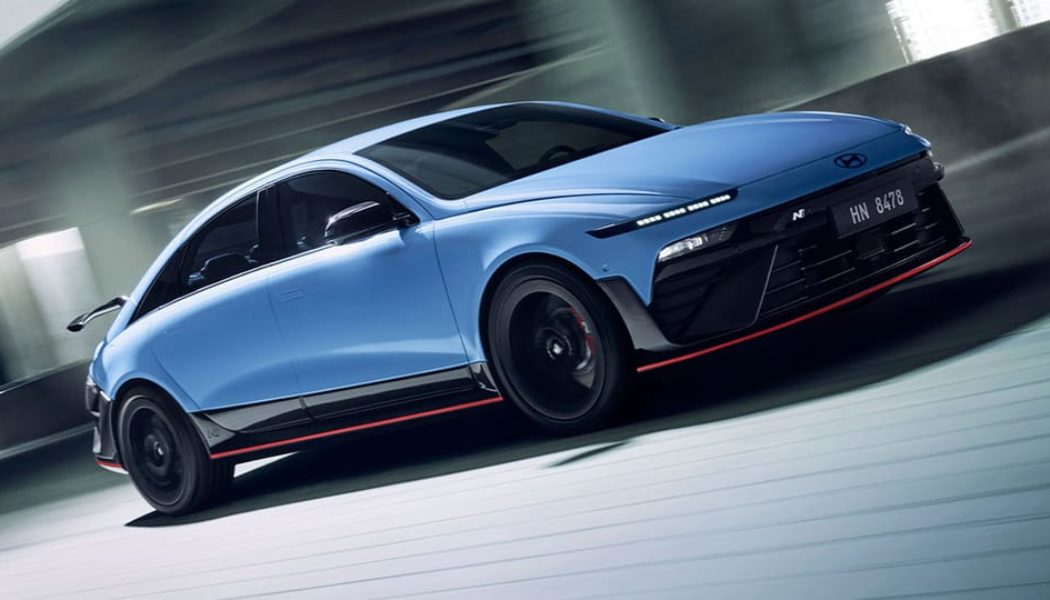 Hyundai Debuts 640 HP IONIQ 6 N at Goodwood Festival of Speed