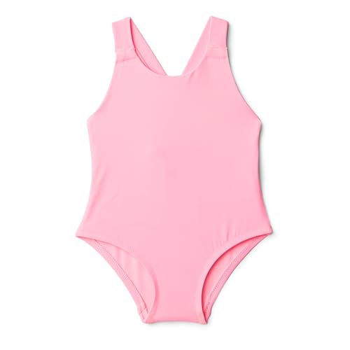 Amazon Essentials X Sofia Grainge Toddler Girls' One-Piece Swimsuit, Bright Pink, 3t