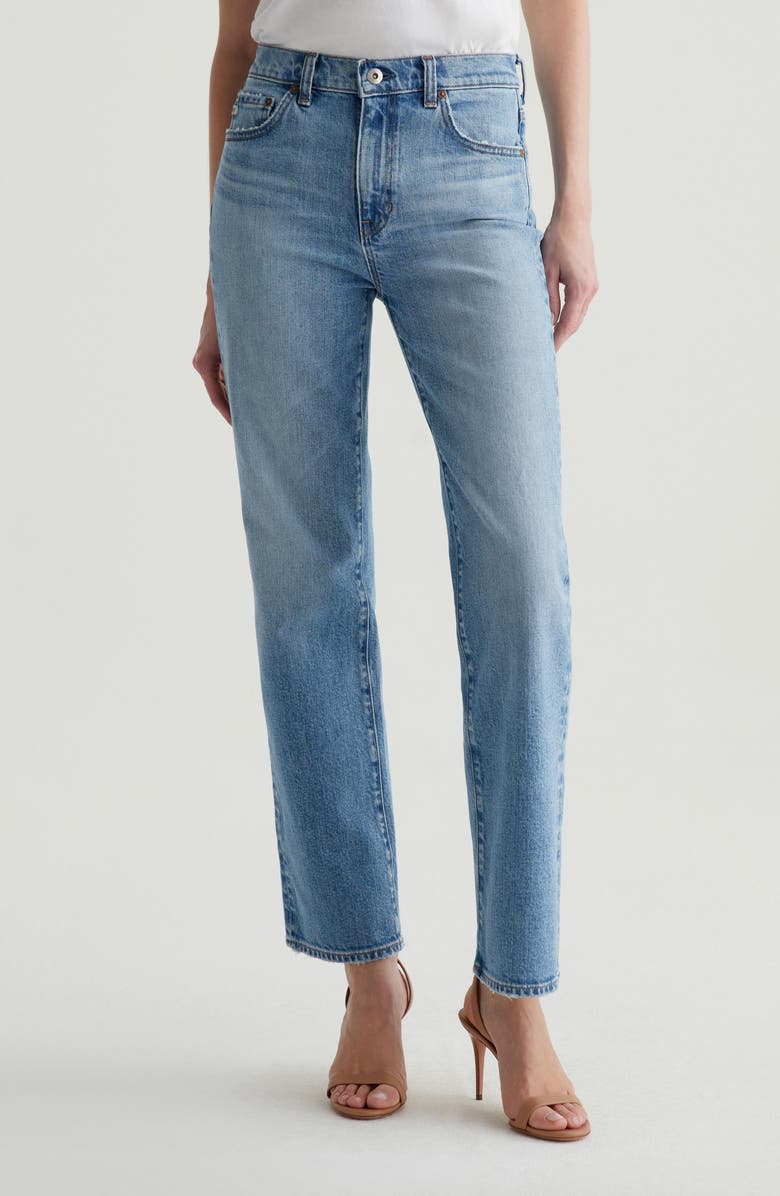 Brinley Mid Rise Classic Straight Leg Jeans