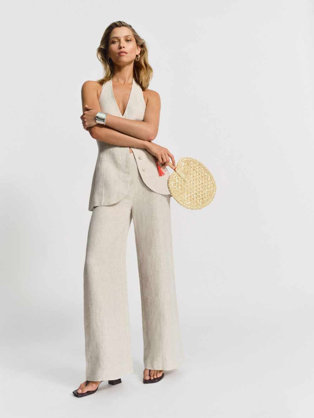 Clove Linen Two Piece