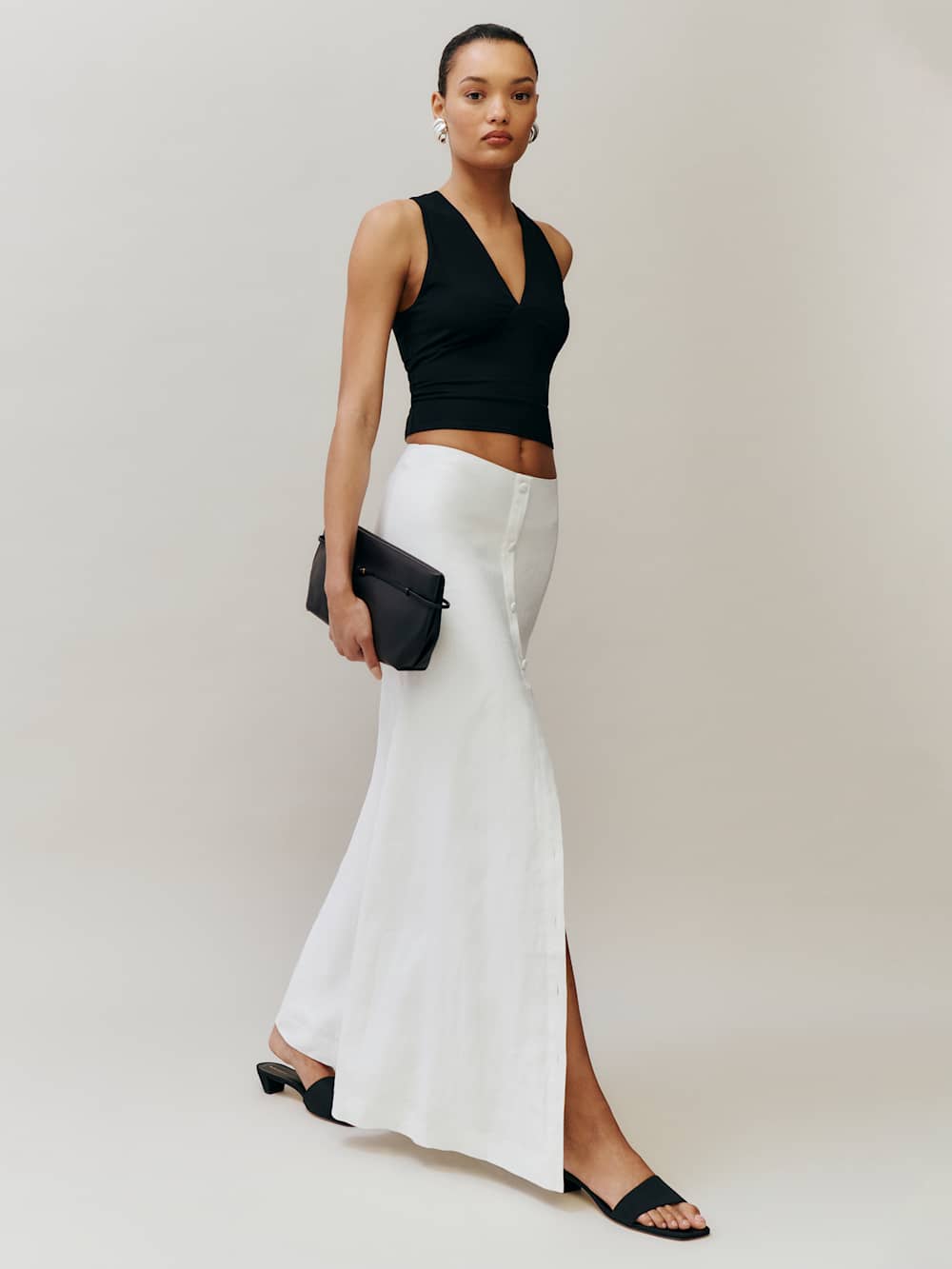 Andi Linen Maxi Skirt