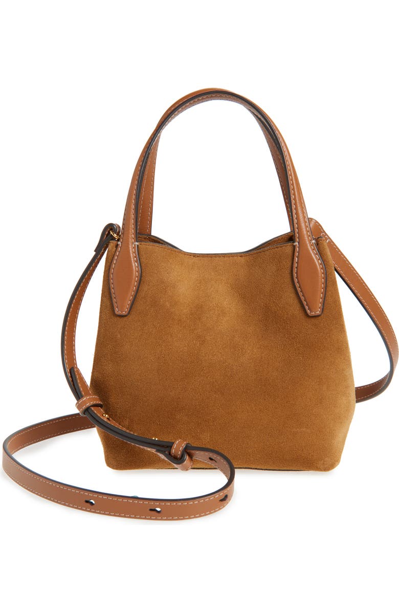 The Mini Suede Shopper Tote