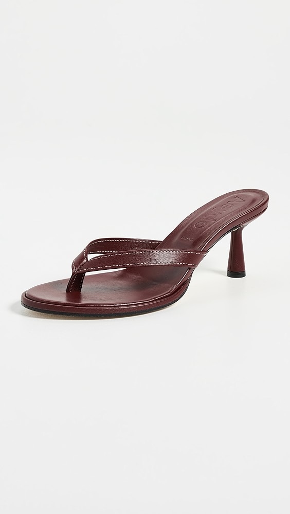 Aeyde Daphne Nappa Leather Port Sandals