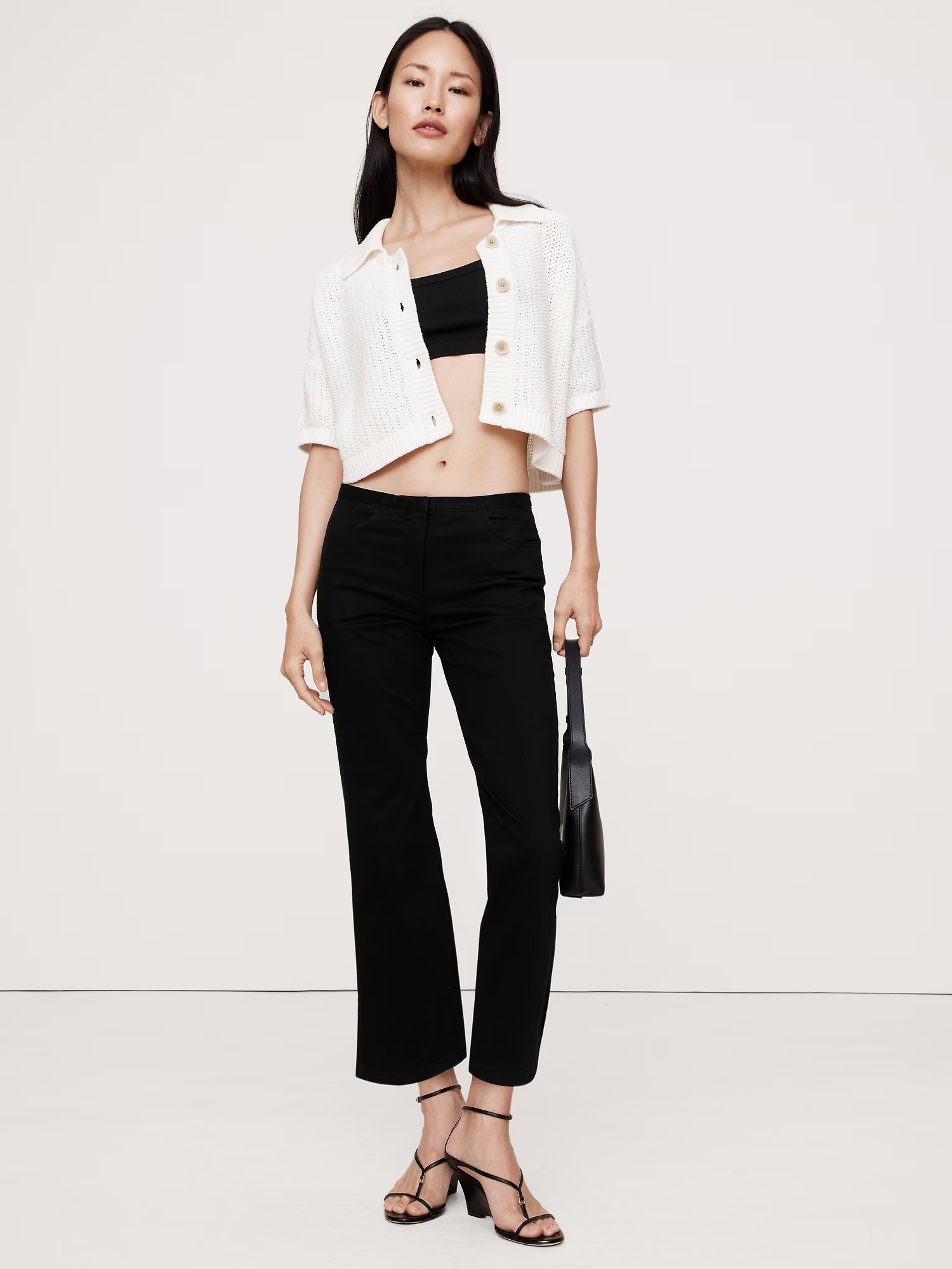 Banana Republic, Mid-Rise Cotton Capri