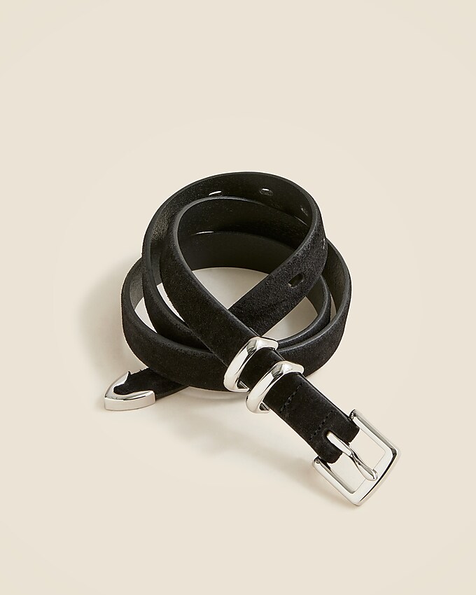 Thin Suede Belt